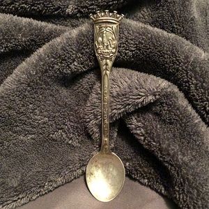 Vintage Fatima, Portugal Silver Souvenir Spoon